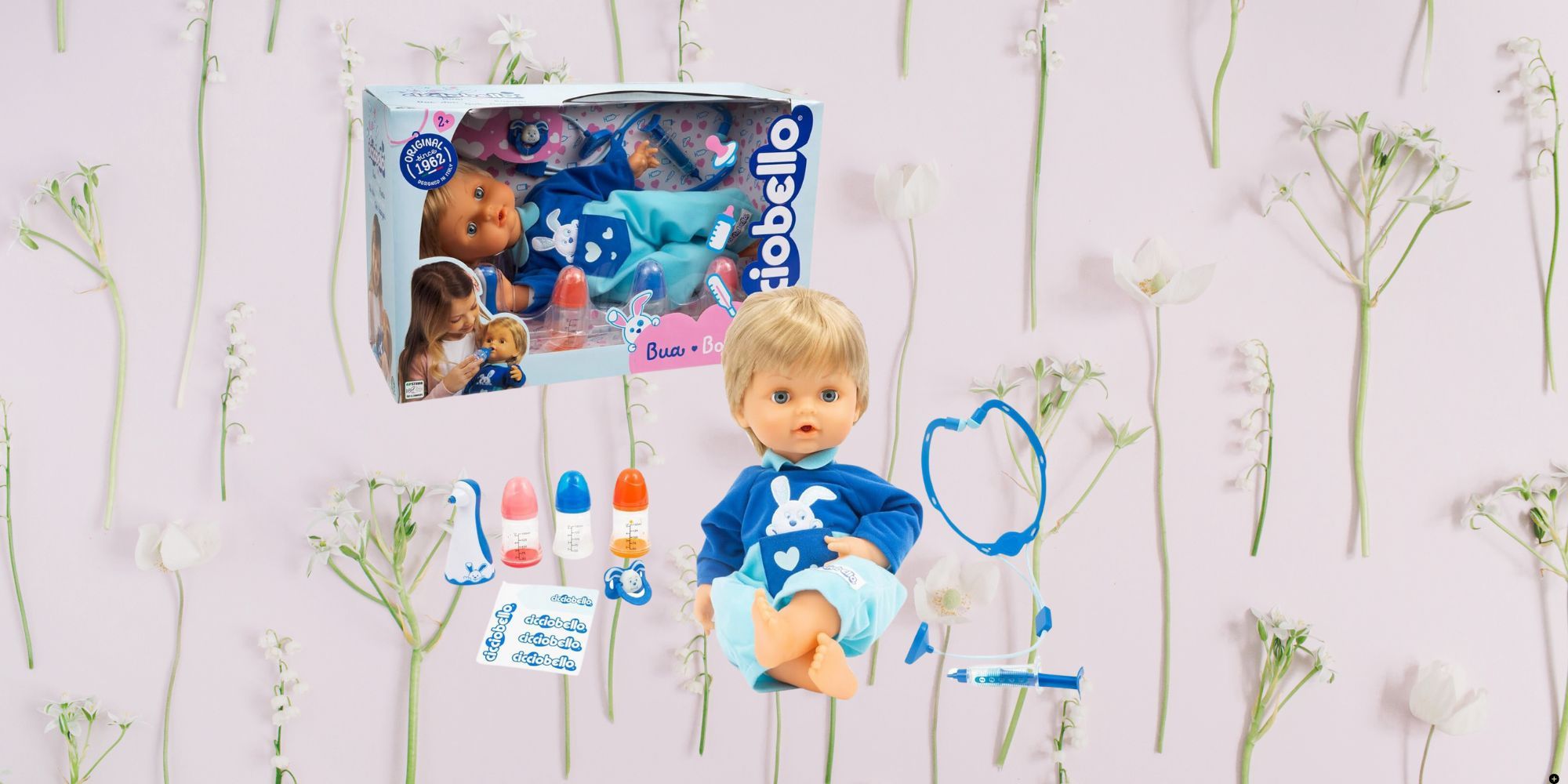Bobo Cicciobello a soigner la celebre poupee educative en promotion rare sur Amazon